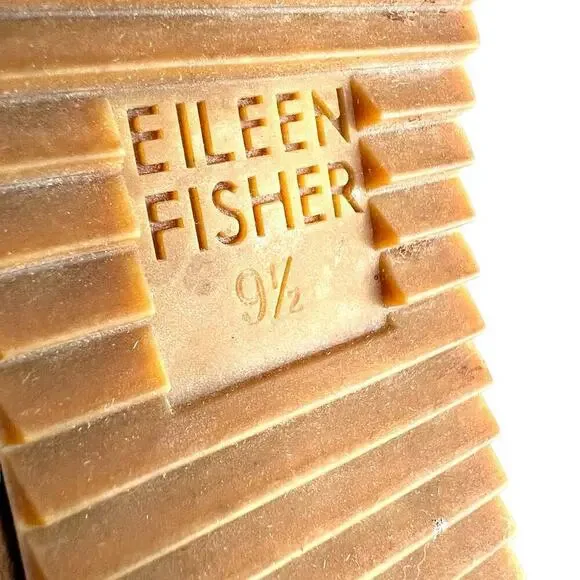 EILEEN FISHER Dibs 3 Inch Wedge Sandal in Tan Women's Size 9.5 - Picture 11 of 11